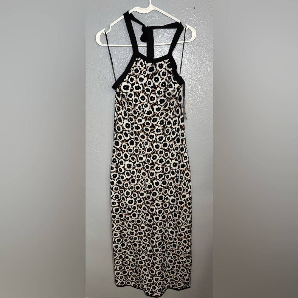 NWT Diane Von Furstenberg For Target Sz.S Poppy Sweaterknit Halter Midi Dress